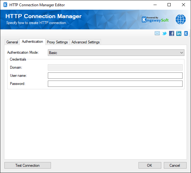HTTP Connection Manager - Auth - Basic